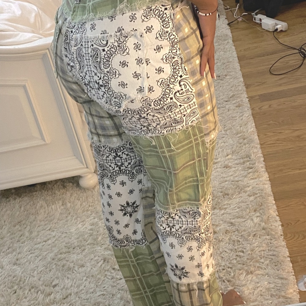 PATCHWORK PANTS - Picture 3 of 3